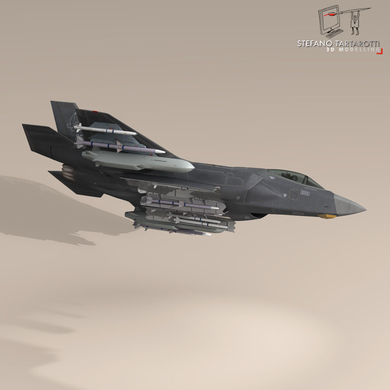 F35A - Israeli Air Force 3D model_8