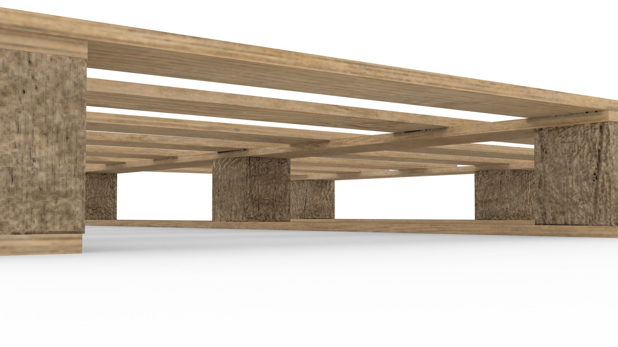 1200x1200mm quad pallet Low-poly 3D model_5