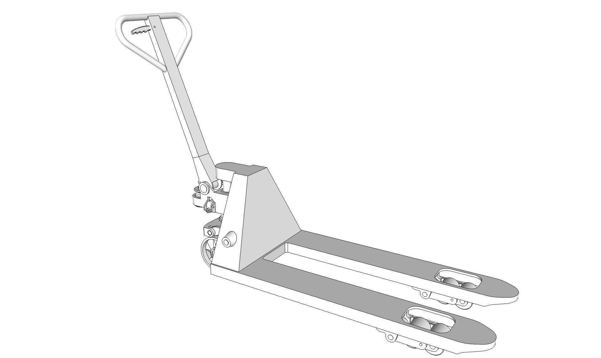Transpallet 3D model_11