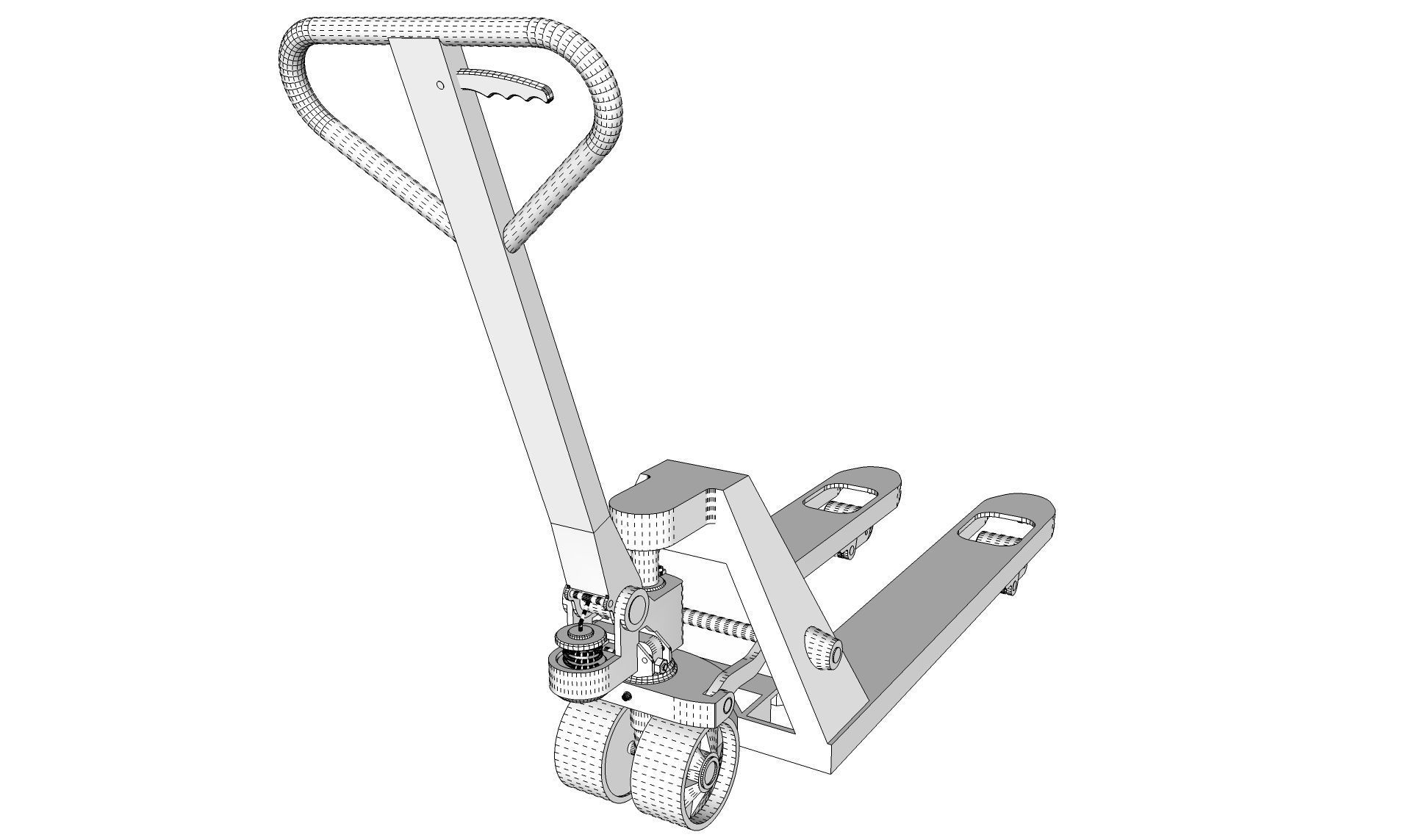 Transpallet 3D model_14