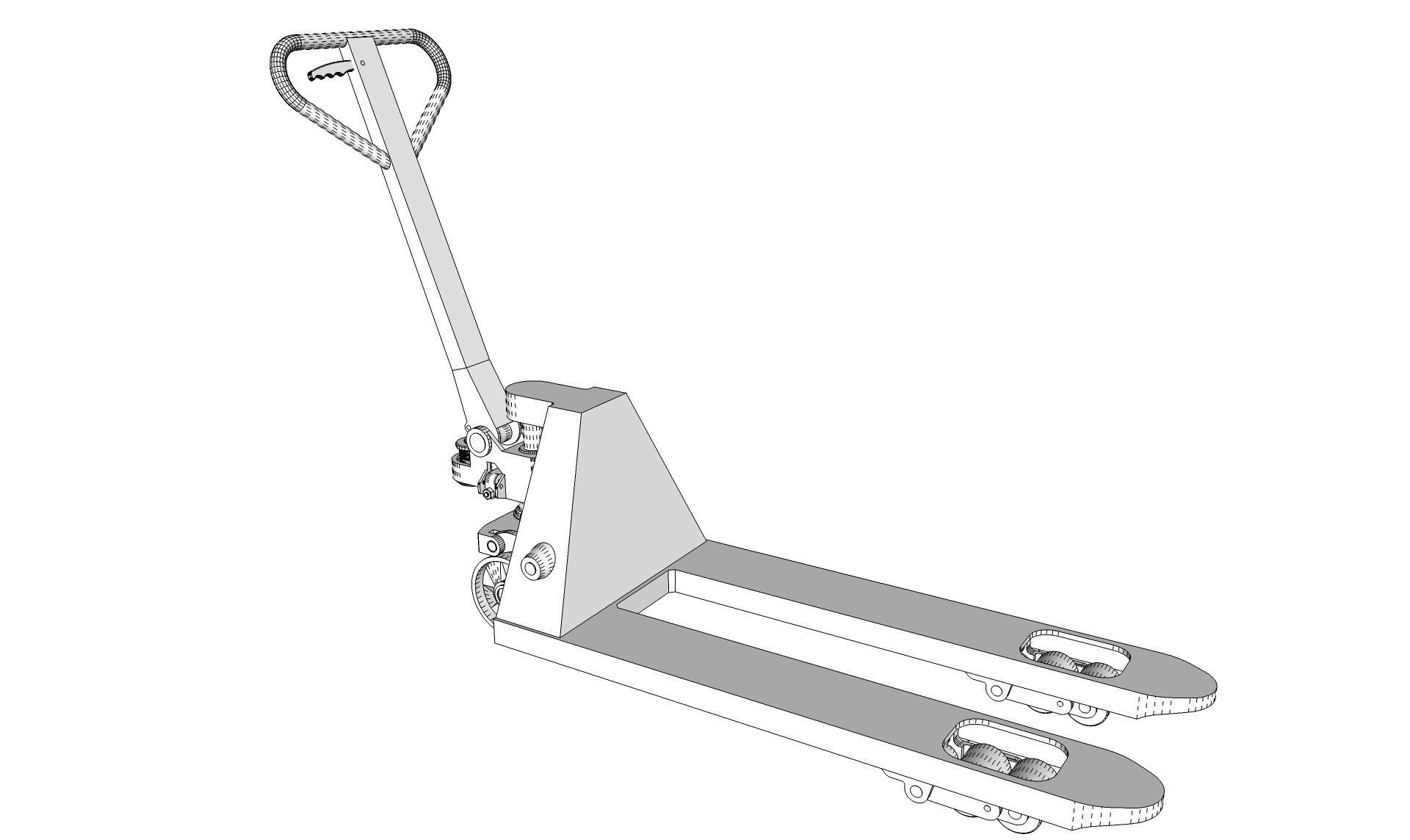 Transpallet 3D model_12
