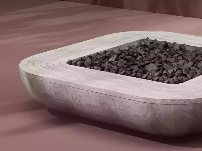 Concrete Firepit by Anormal