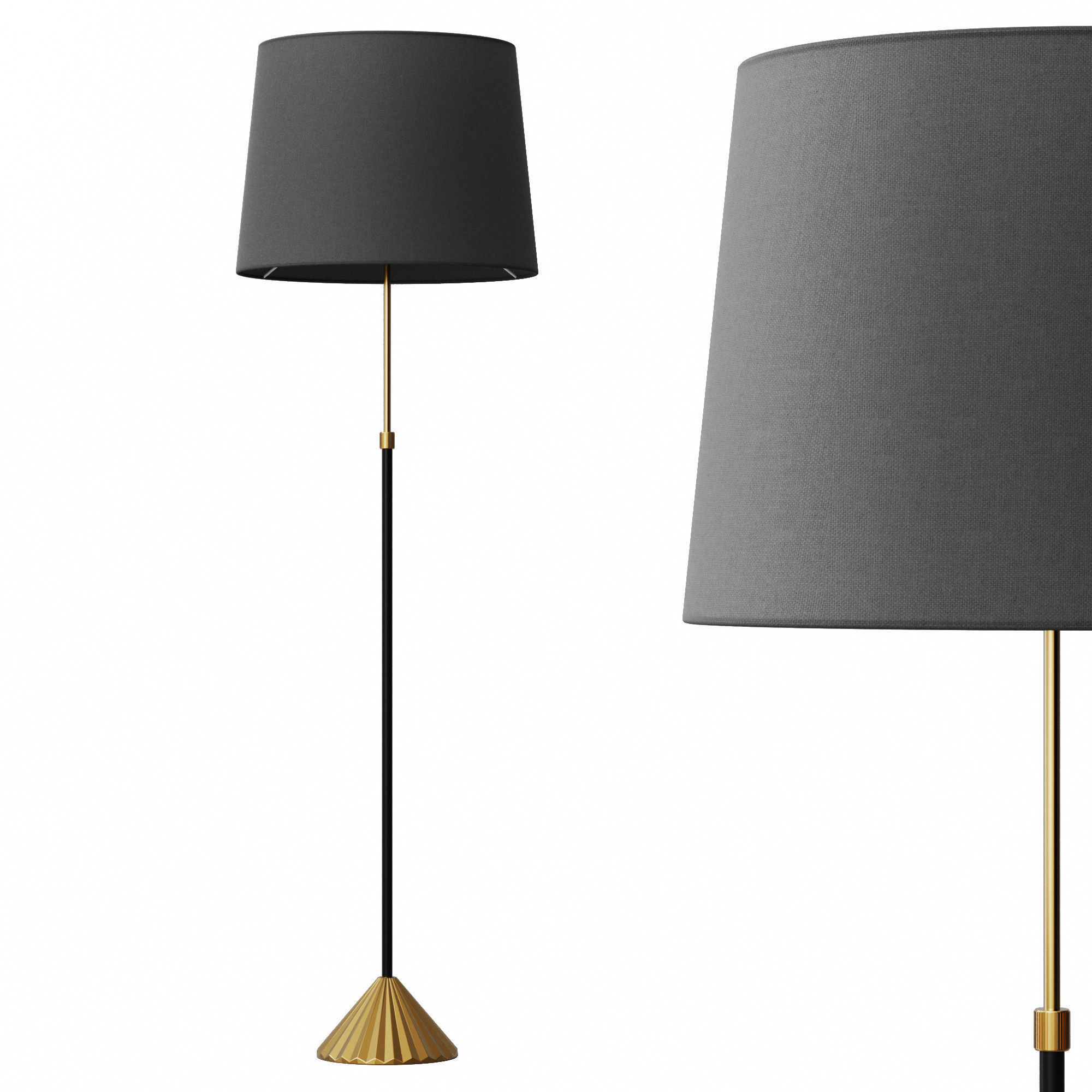 Floor lamp Louvre Home Fry 3D model_19