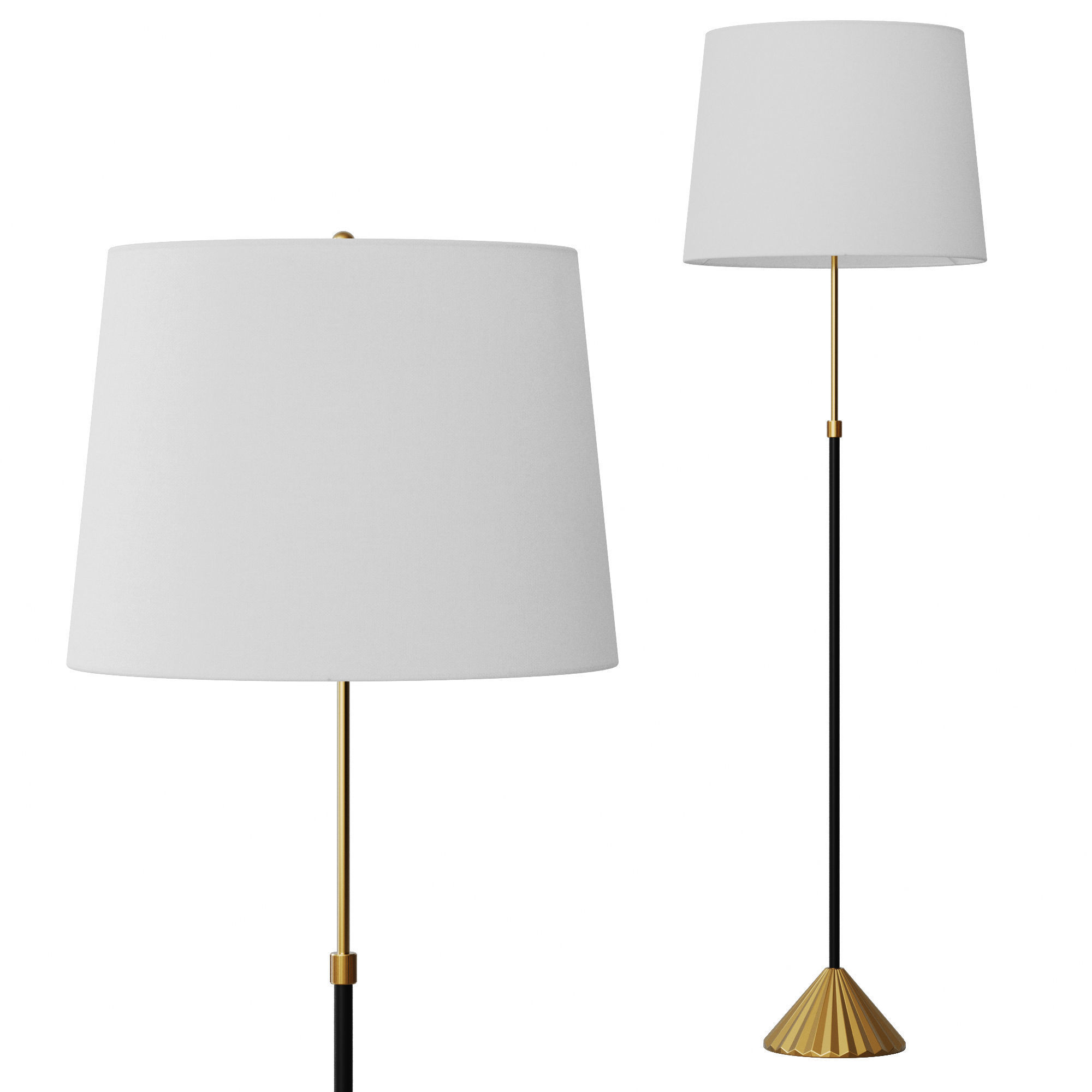 Floor lamp Louvre Home Fry 3D model_16