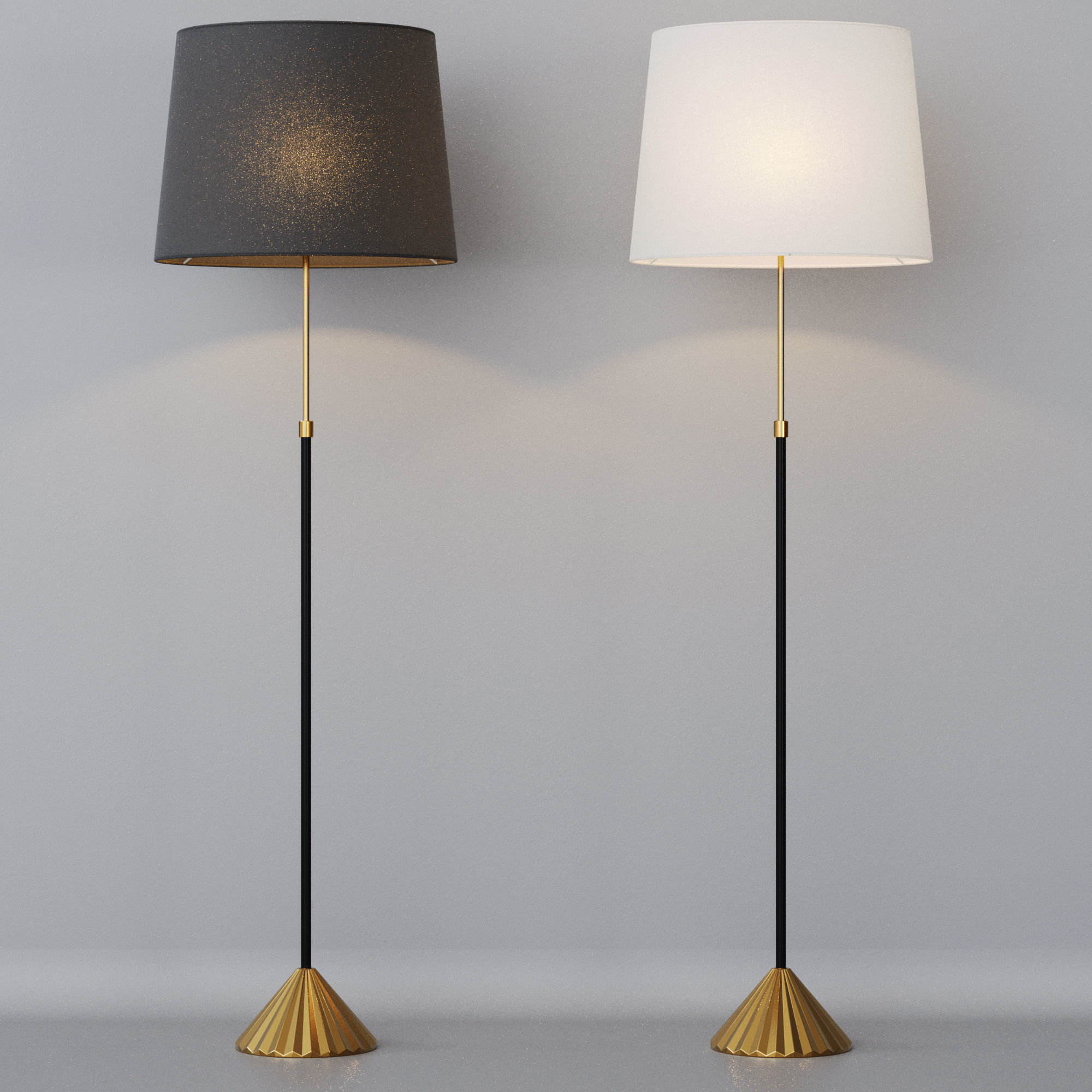 Floor lamp Louvre Home Fry 3D model_10
