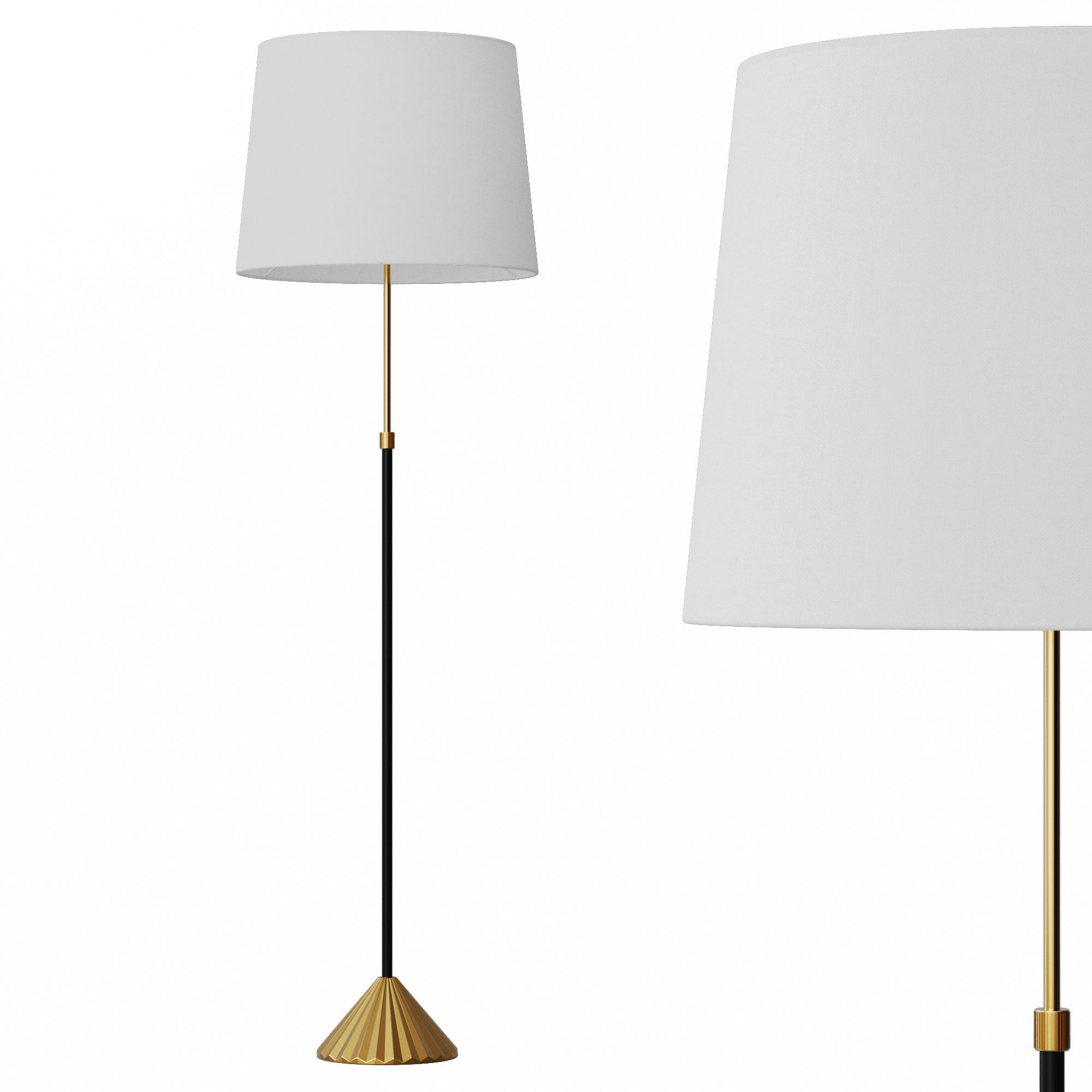 Floor lamp Louvre Home Fry 3D model_17