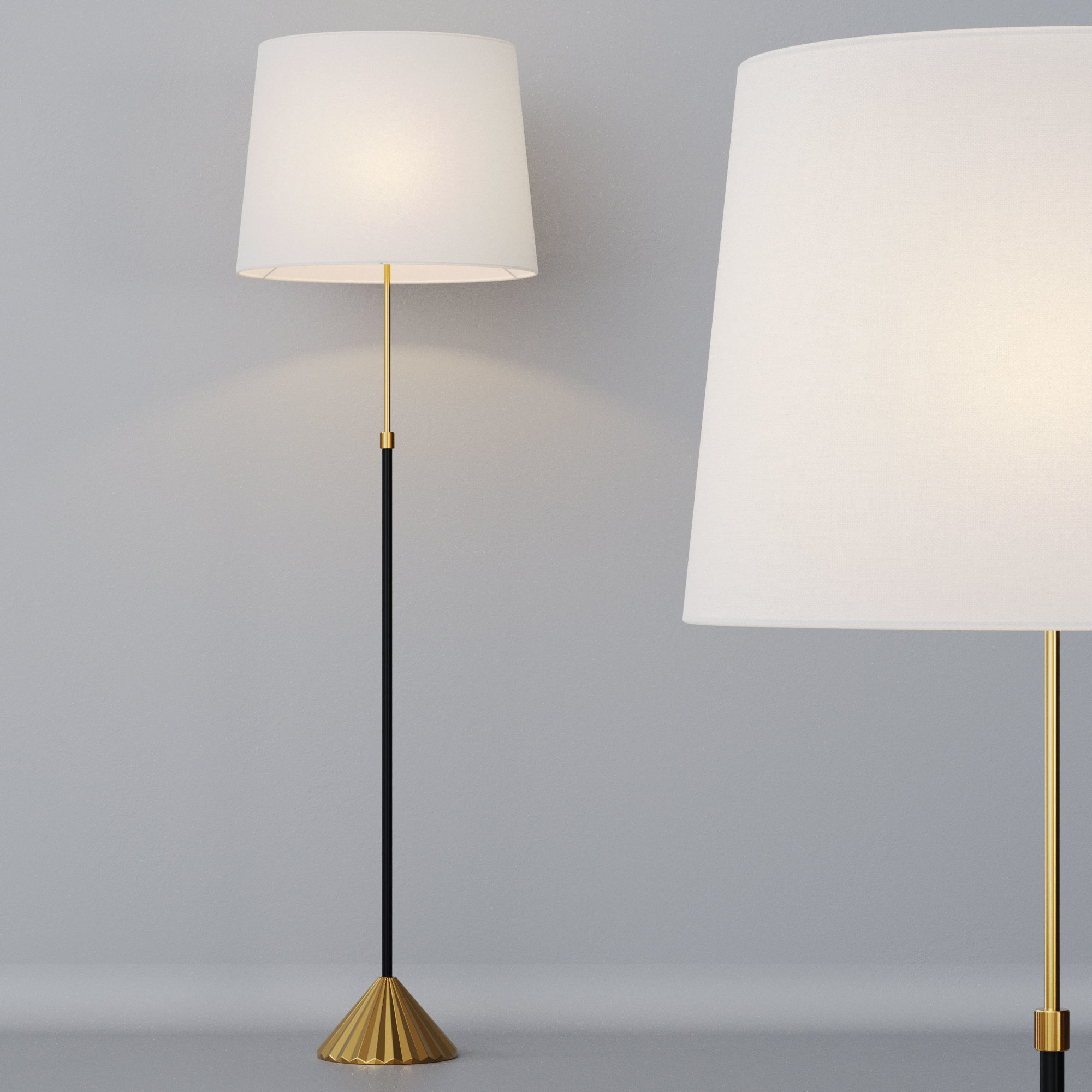 Floor lamp Louvre Home Fry 3D model_7