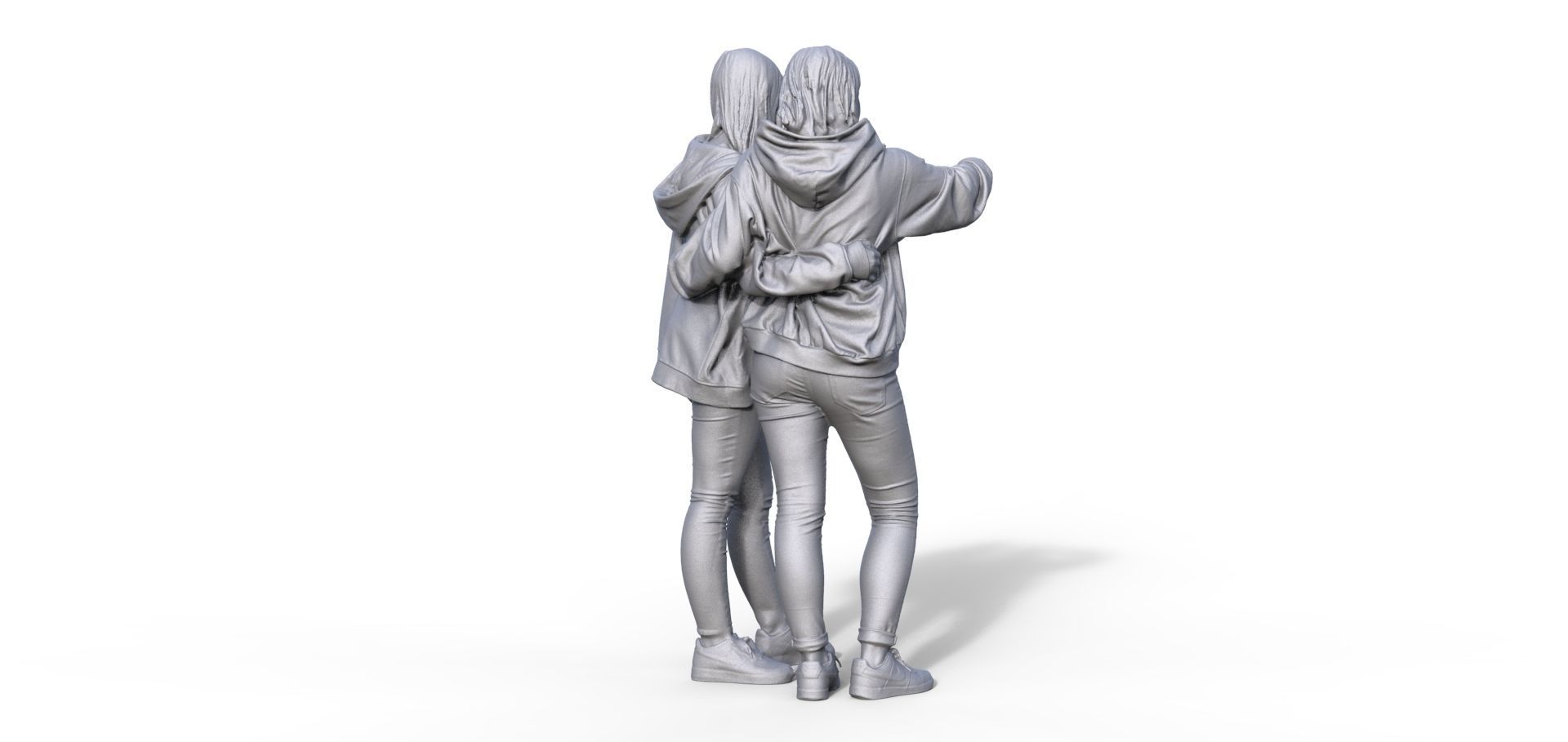 selfie figures for model building model railway diorama 3D print model_1