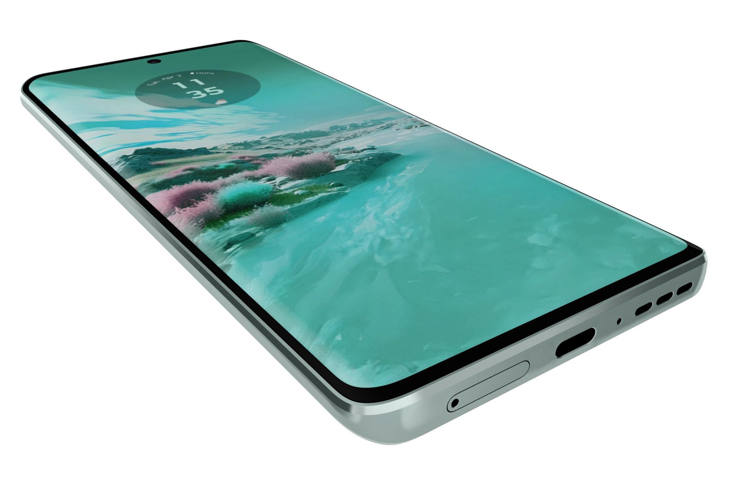 Motorola Edge 40 Neo Green 3D model_13