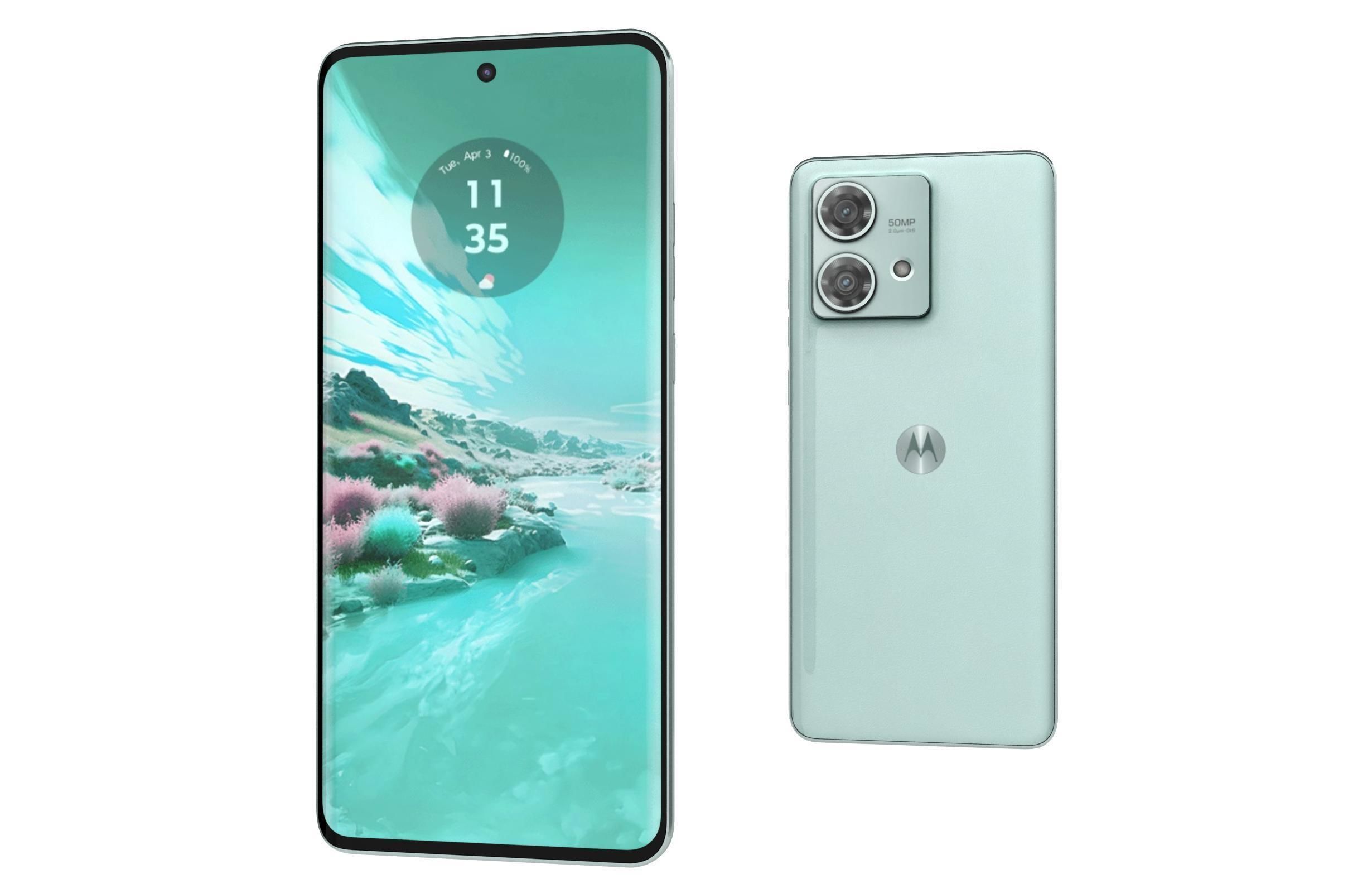 Motorola Edge 40 Neo Green 3D model_6