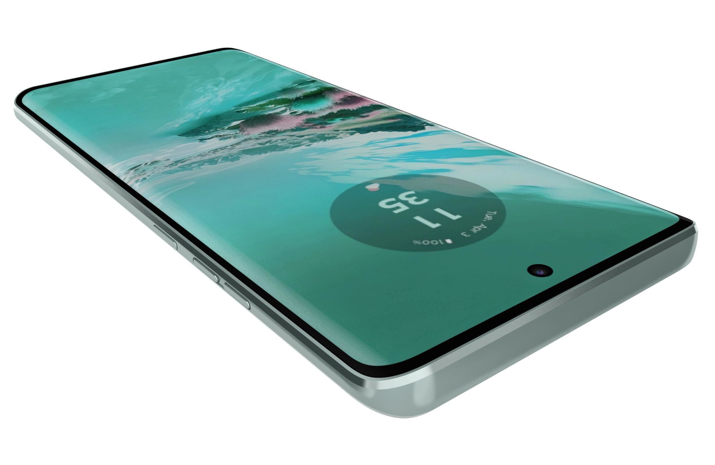 Motorola Edge 40 Neo Green 3D model_14