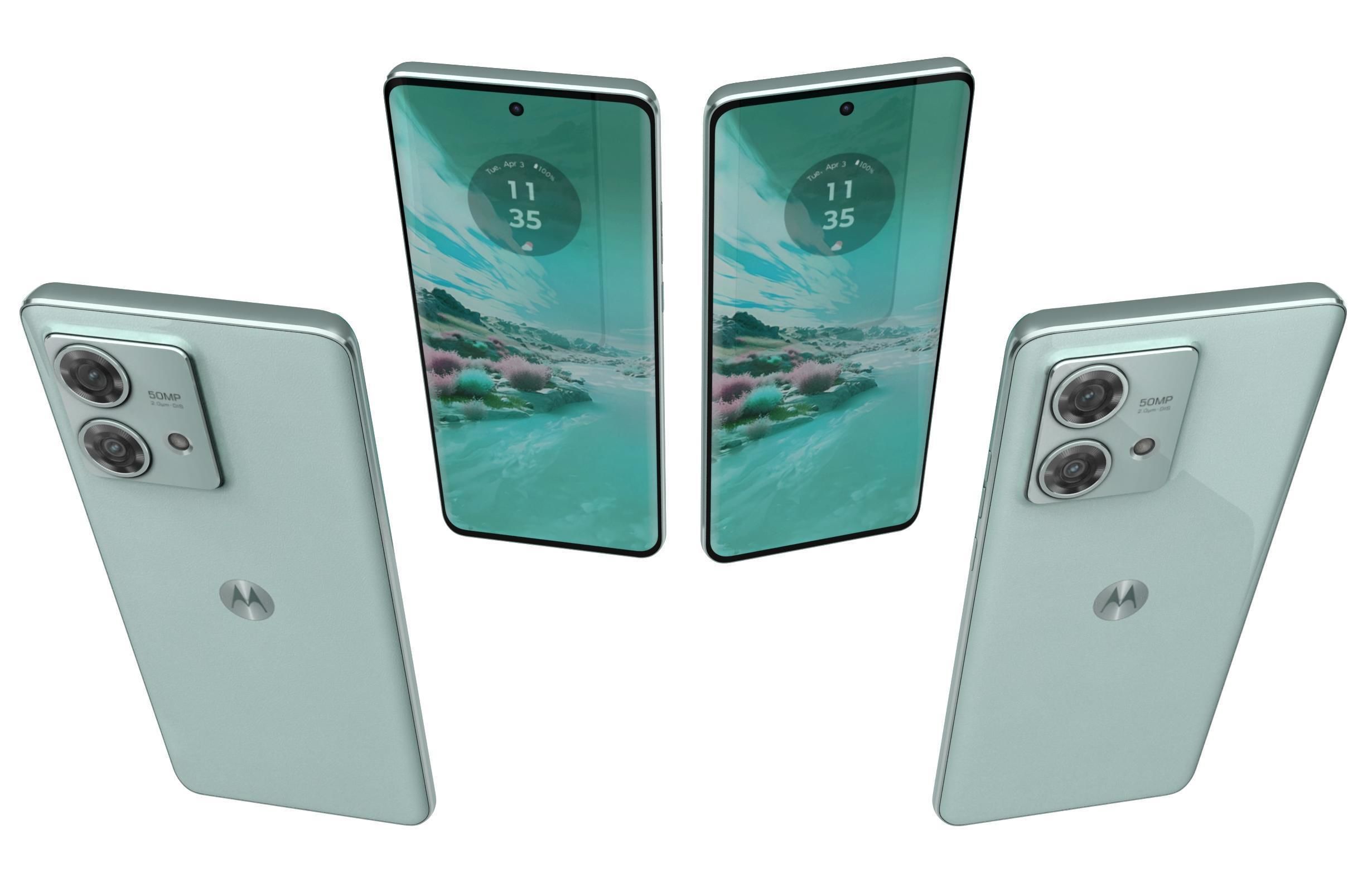 Motorola Edge 40 Neo Green 3D model_5