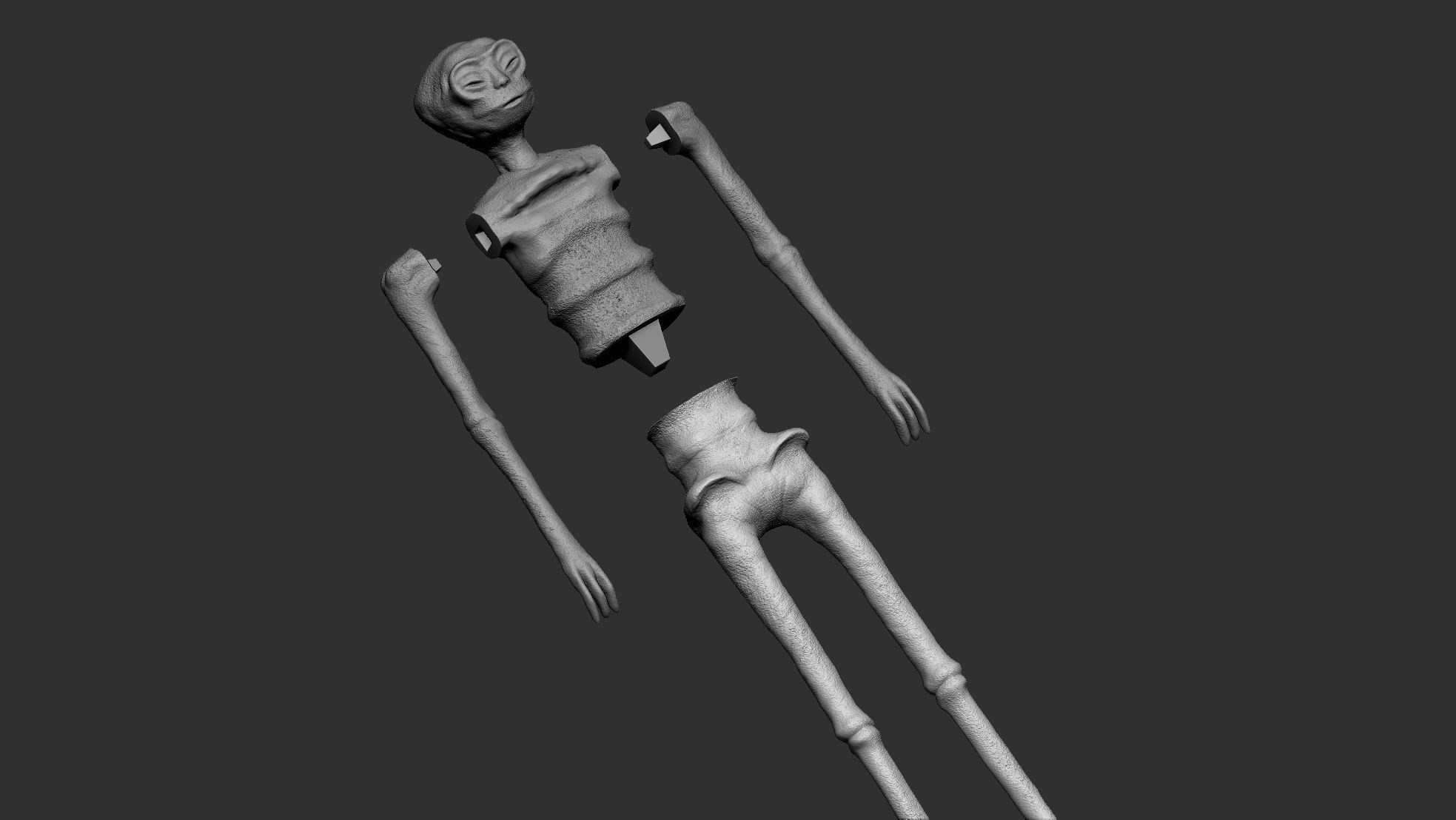 Mexican Mummified Alien 3D print model_9