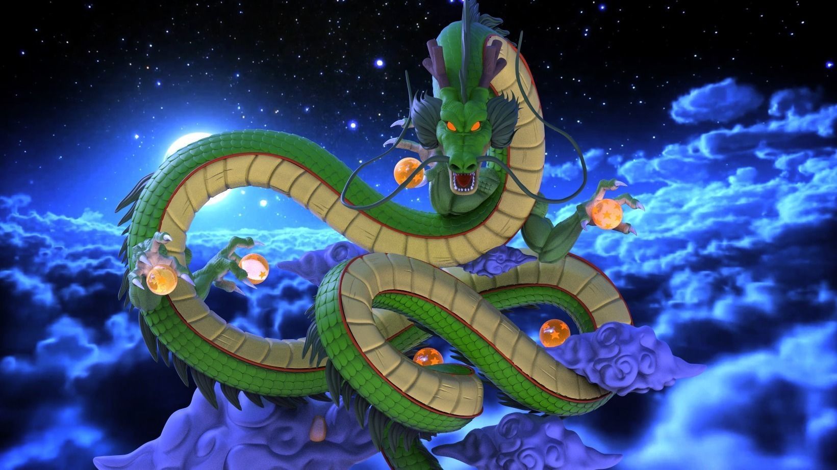Shenron statue Dragonball Z  3D print model_2