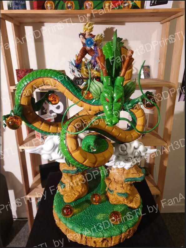 Shenron statue Dragonball Z  3D print model_11