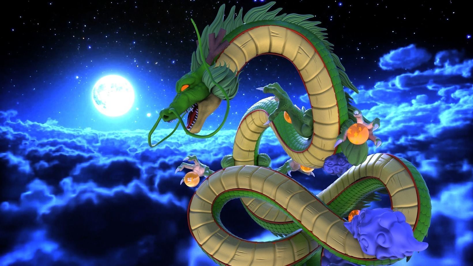 Shenron statue Dragonball Z  3D print model_10