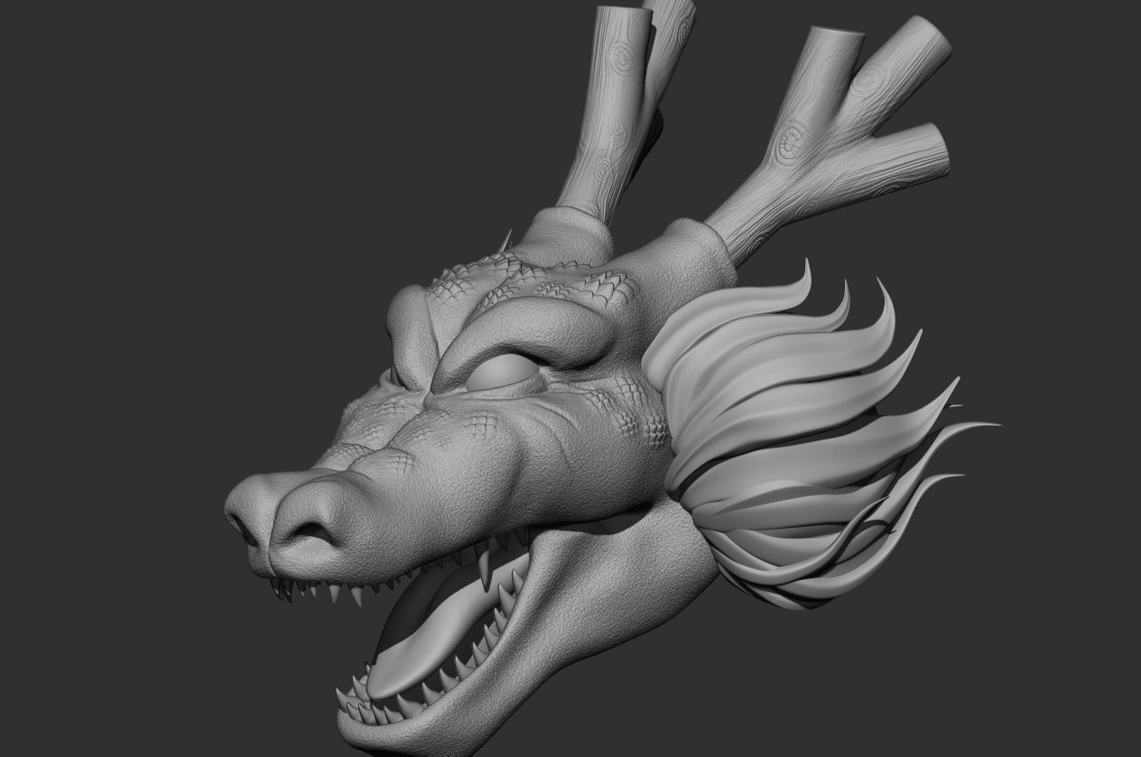Shenron statue Dragonball Z  3D print model_5