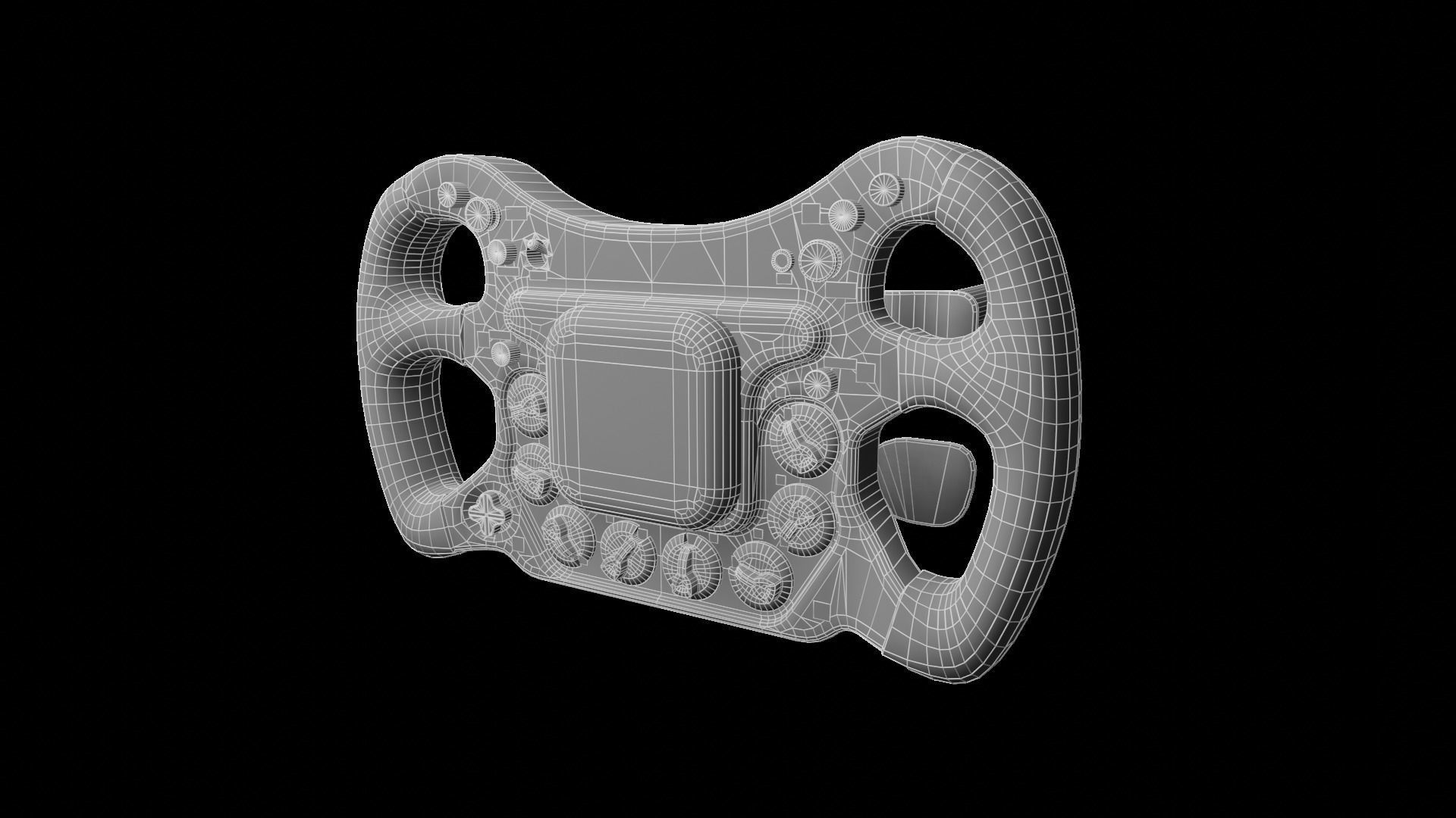 F1 2006 Steering Wheel 3D model_7