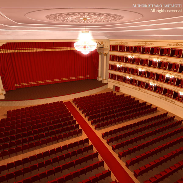 Old theatre 3D model_2