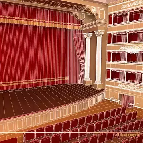 Old theatre 3D model
