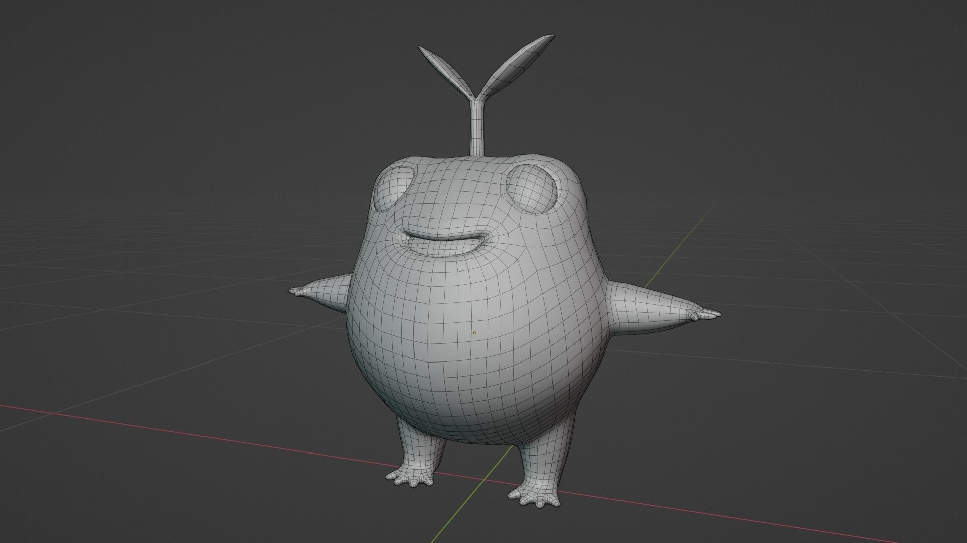 PBR Rigged Tree Frog Character Low-poly 3D model_12