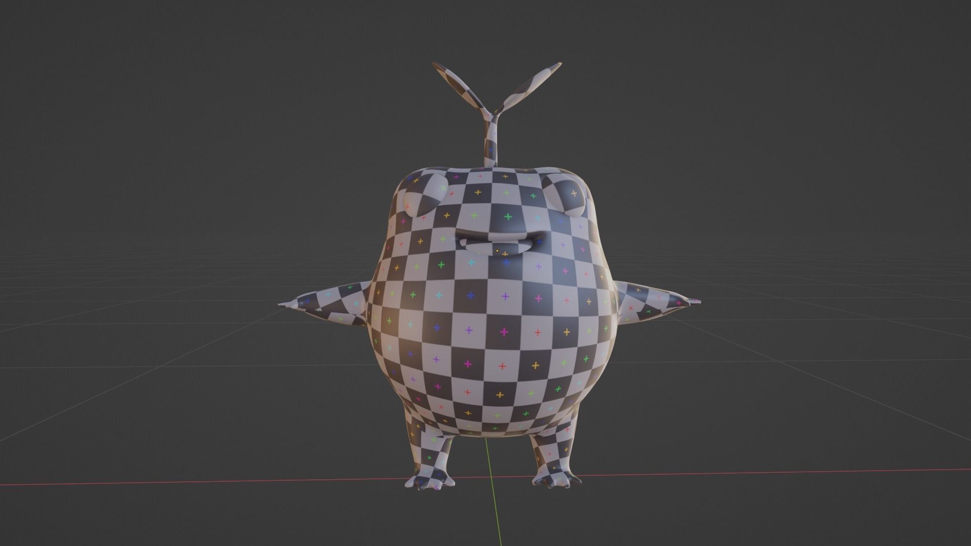 PBR Rigged Tree Frog Character Low-poly 3D model_16