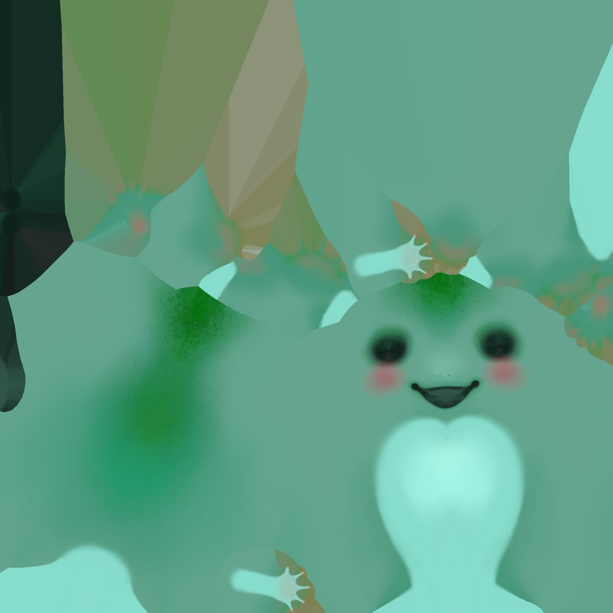 PBR Rigged Tree Frog Character Low-poly 3D model_24