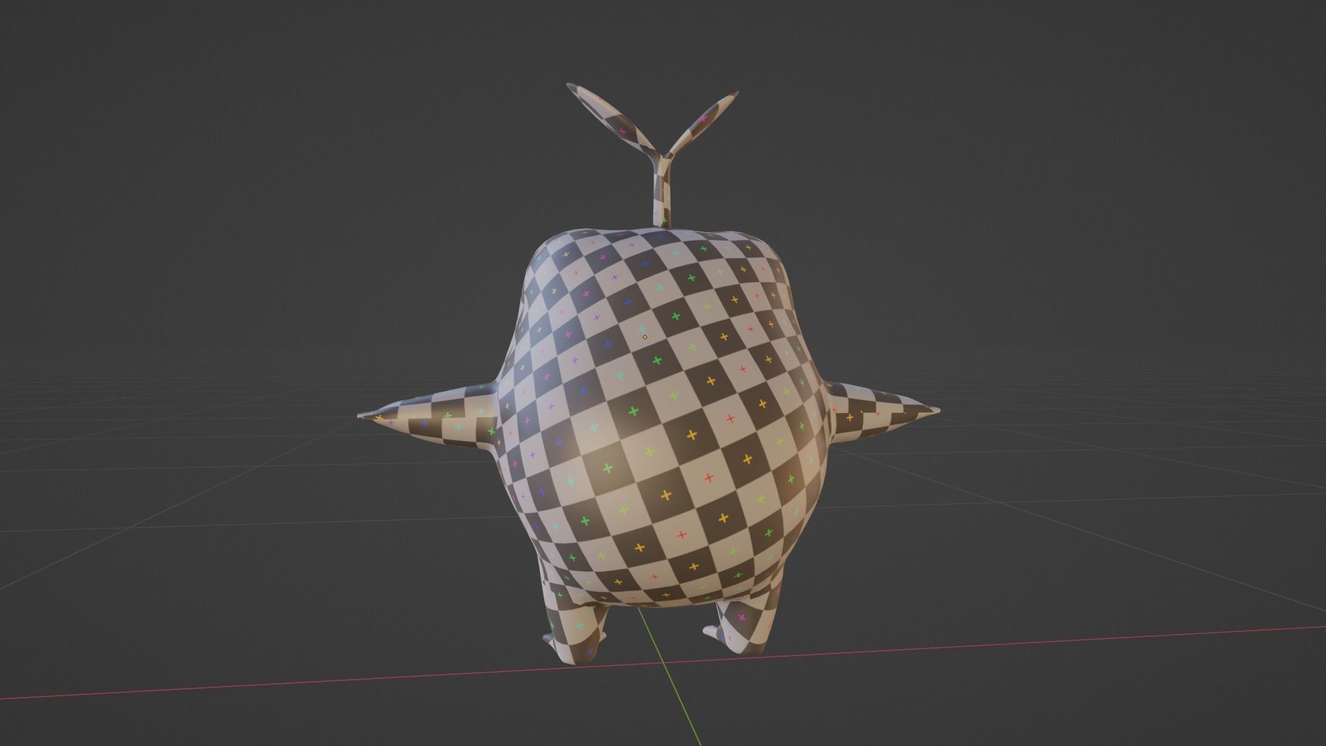 PBR Rigged Tree Frog Character Low-poly 3D model_17