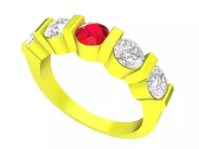 6538 Fashion Diamond Women Ring