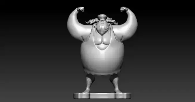 MACHVISE - ONE PIECE - 3D PRINT - SPLIT PART 3D print model
