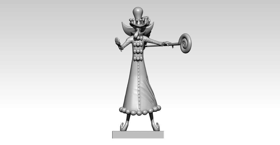 CHARLOTTE PEROSPERO - ONEPIECE - SPLIT PART - 3D PRINT 3D print model_3