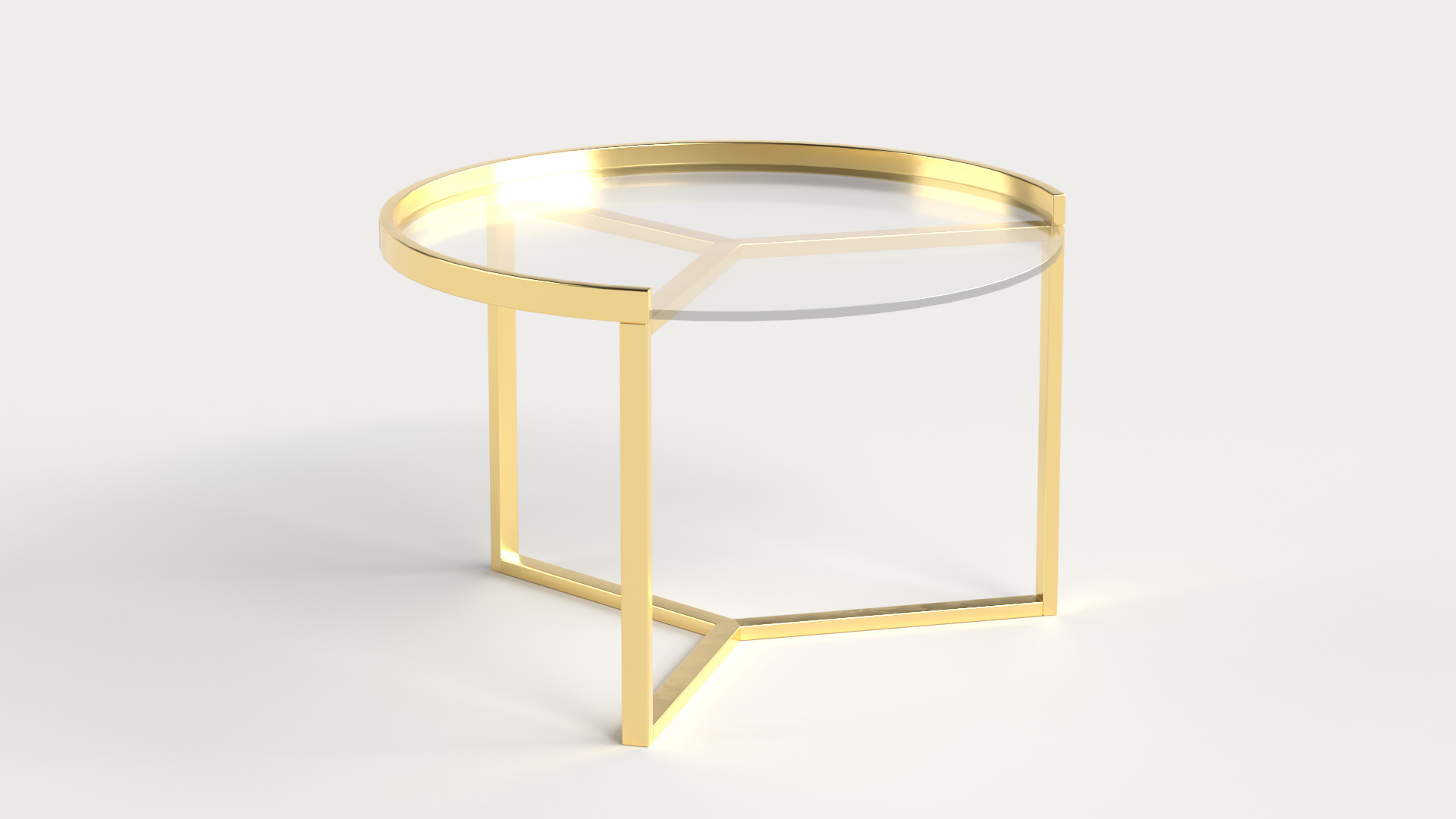 Table 6 Center Table for Living Room Low-poly 3D model_4