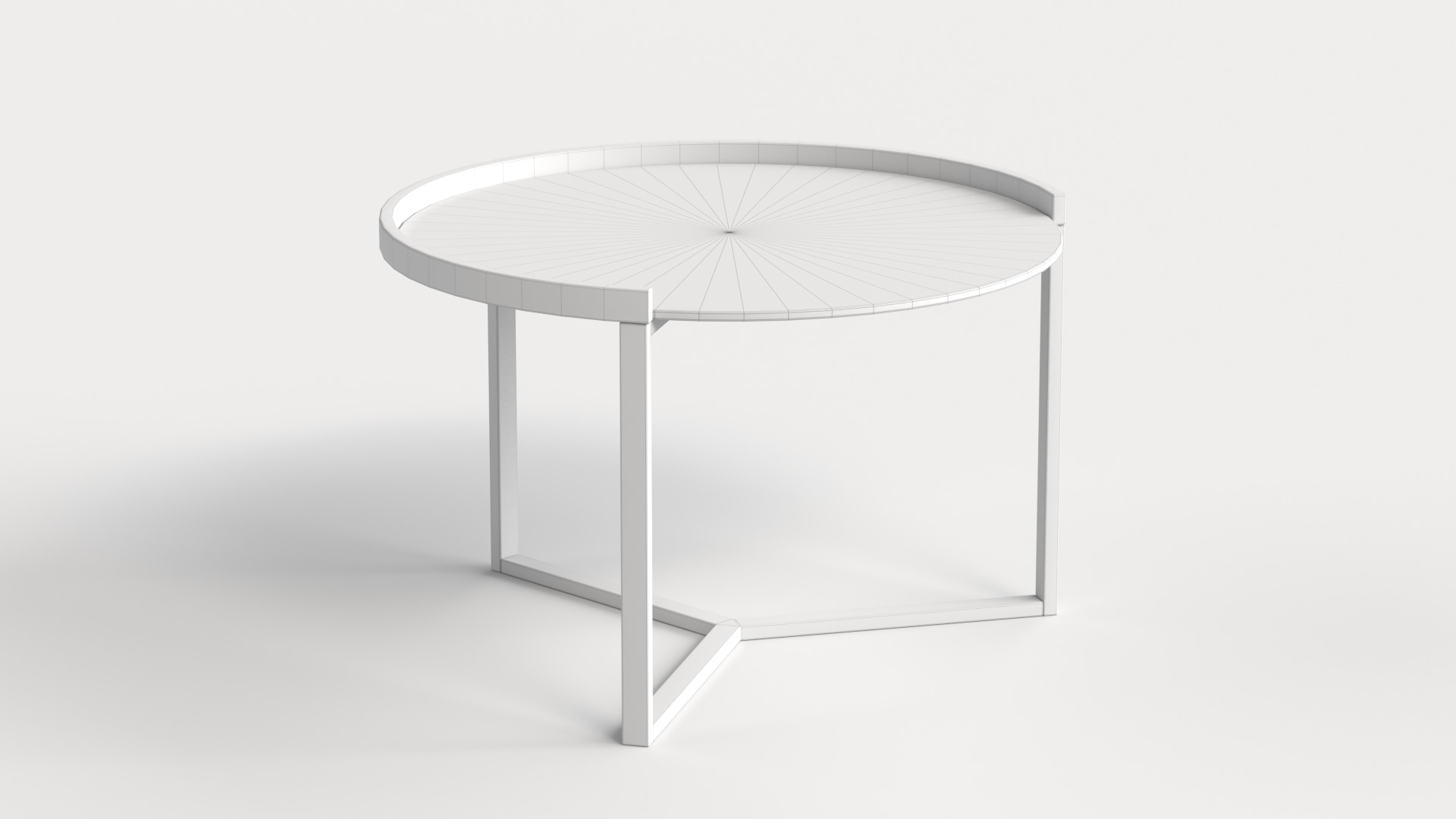 Table 6 Center Table for Living Room Low-poly 3D model_6