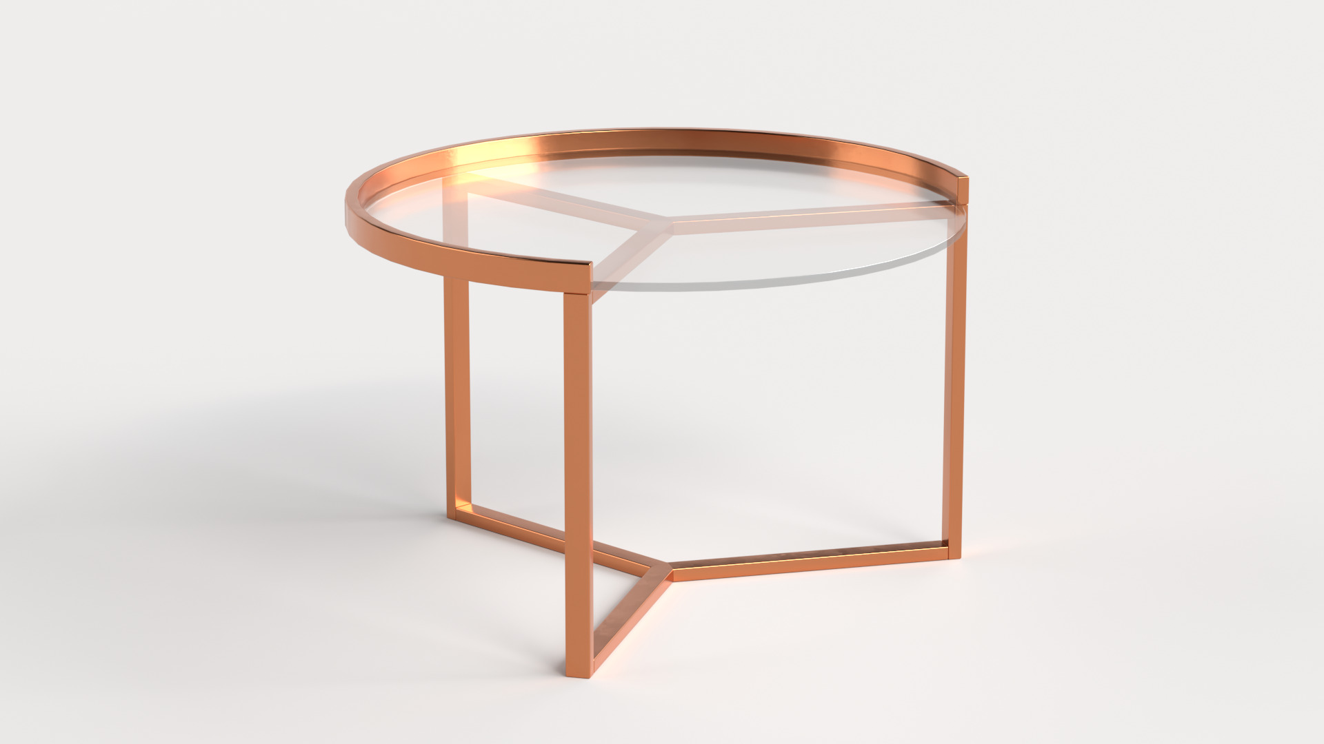 Table 6 Center Table for Living Room Low-poly 3D model_3