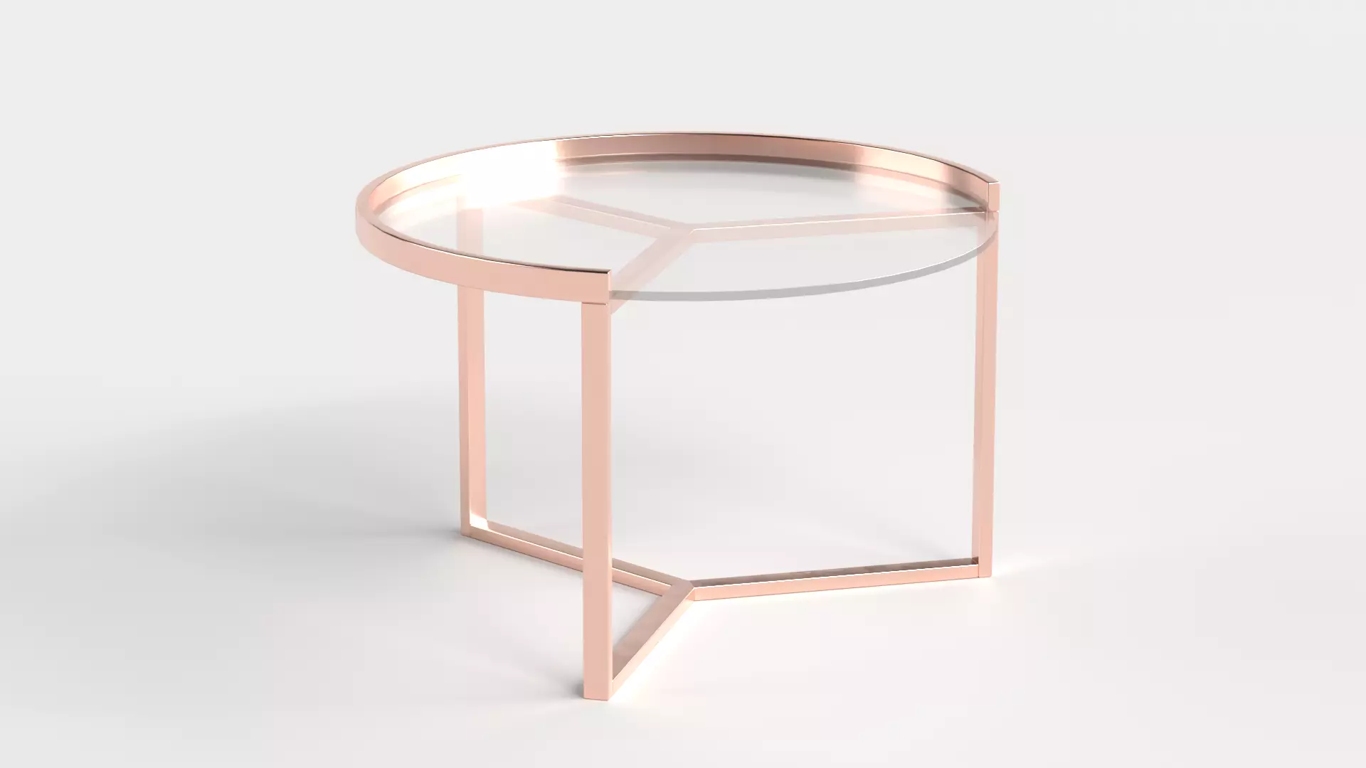 Table 6 Center Table for Living Room Low-poly 3D model_0