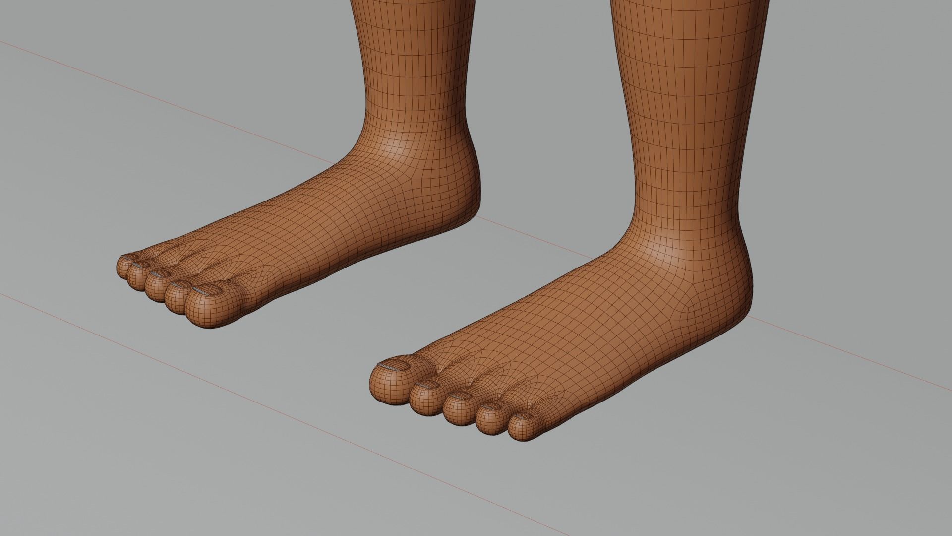 cartoon boy 3D model_16