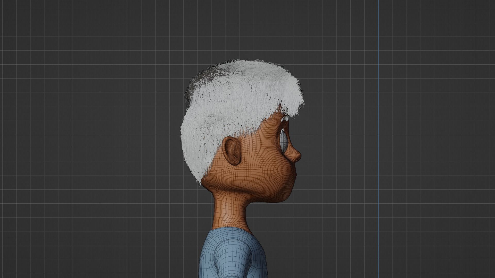cartoon boy 3D model_19
