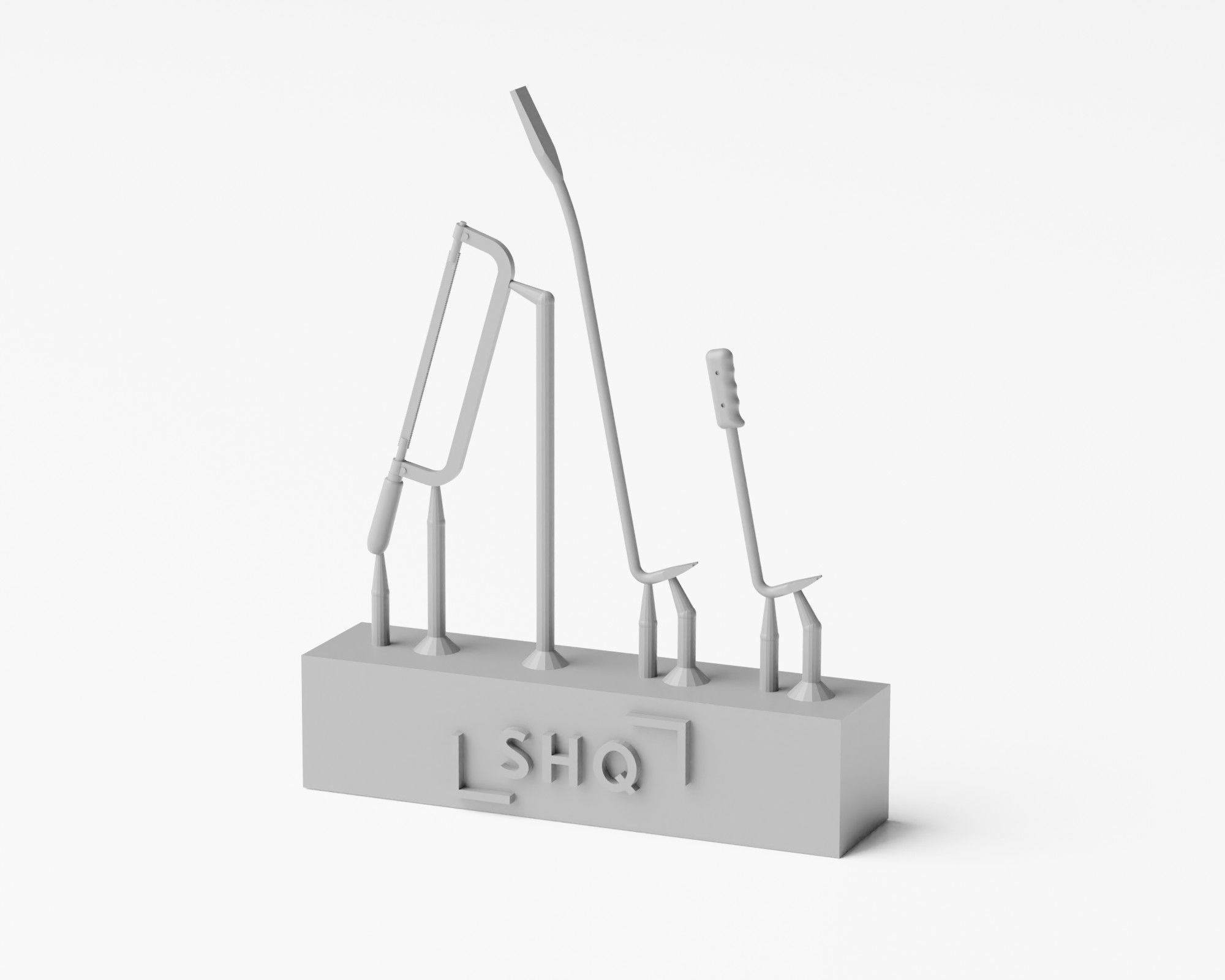 Workshop Tools Pack - 28 tools and toolbox 1-35 3D print model_11
