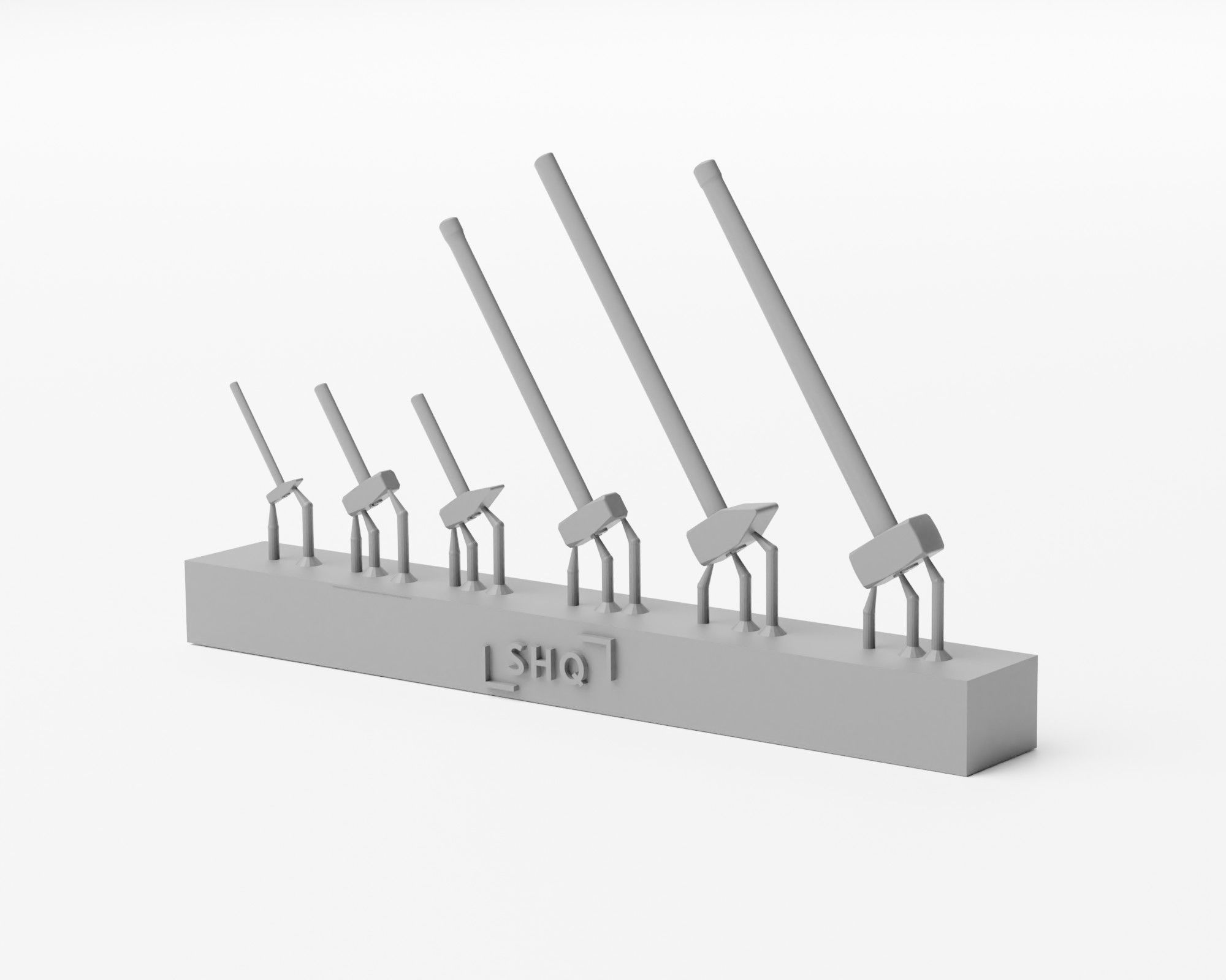 Workshop Tools Pack - 28 tools and toolbox 1-35 3D print model_13