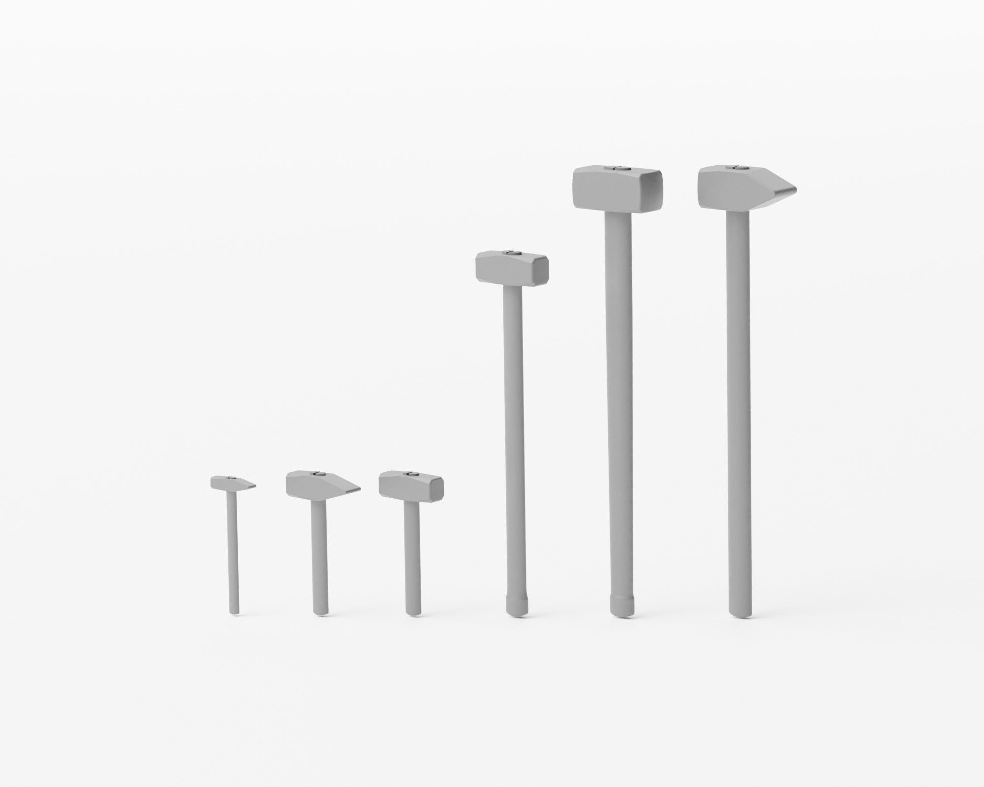 Workshop Tools Pack - 28 tools and toolbox 1-35 3D print model_5