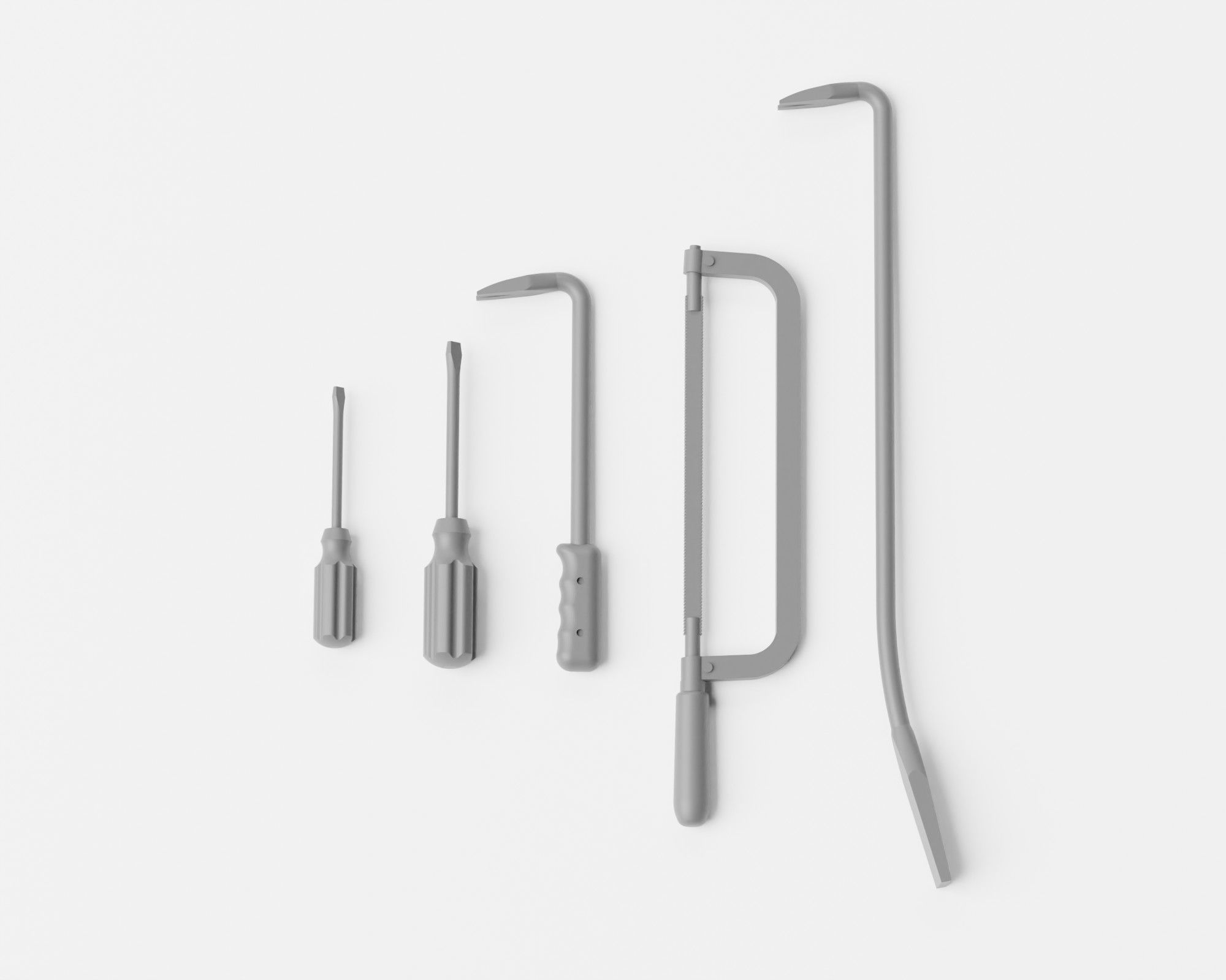 Workshop Tools Pack - 28 tools and toolbox 1-35 3D print model_4
