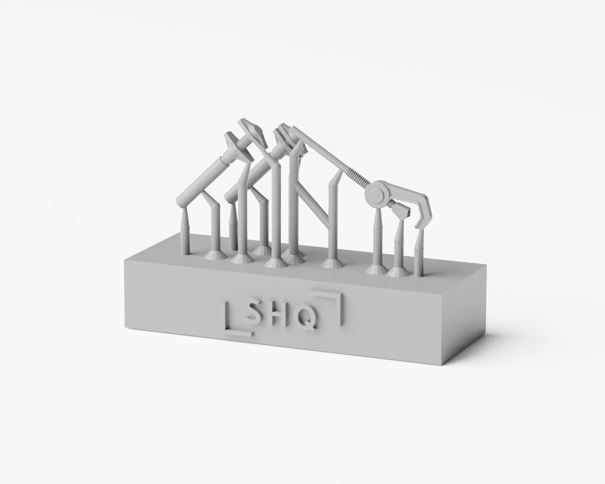 Workshop Tools Pack - 28 tools and toolbox 1-35 3D print model_12