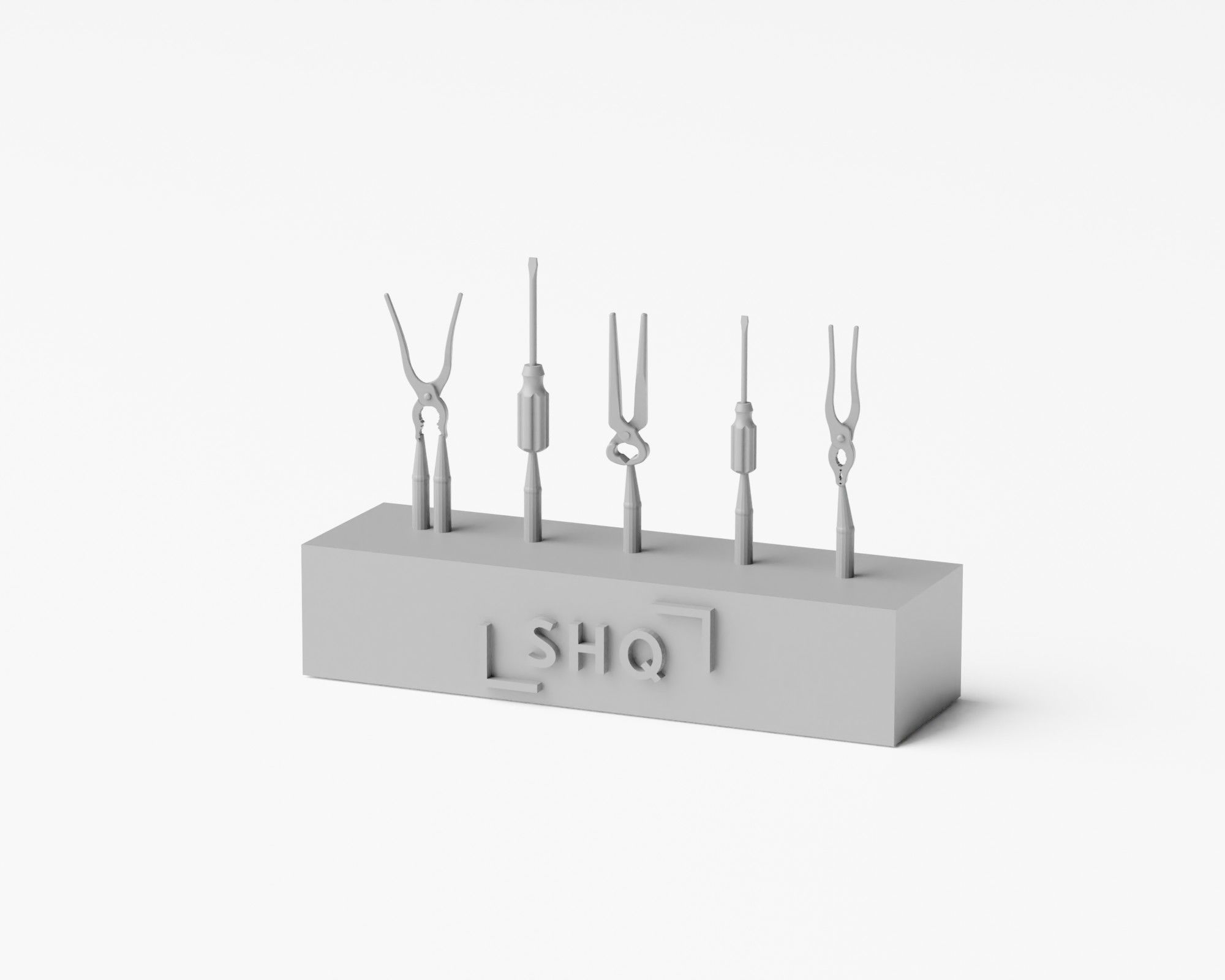 Workshop Tools Pack - 28 tools and toolbox 1-35 3D print model_14