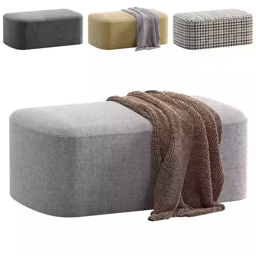 Poof BILAS by Cazarina Interiors 3D model