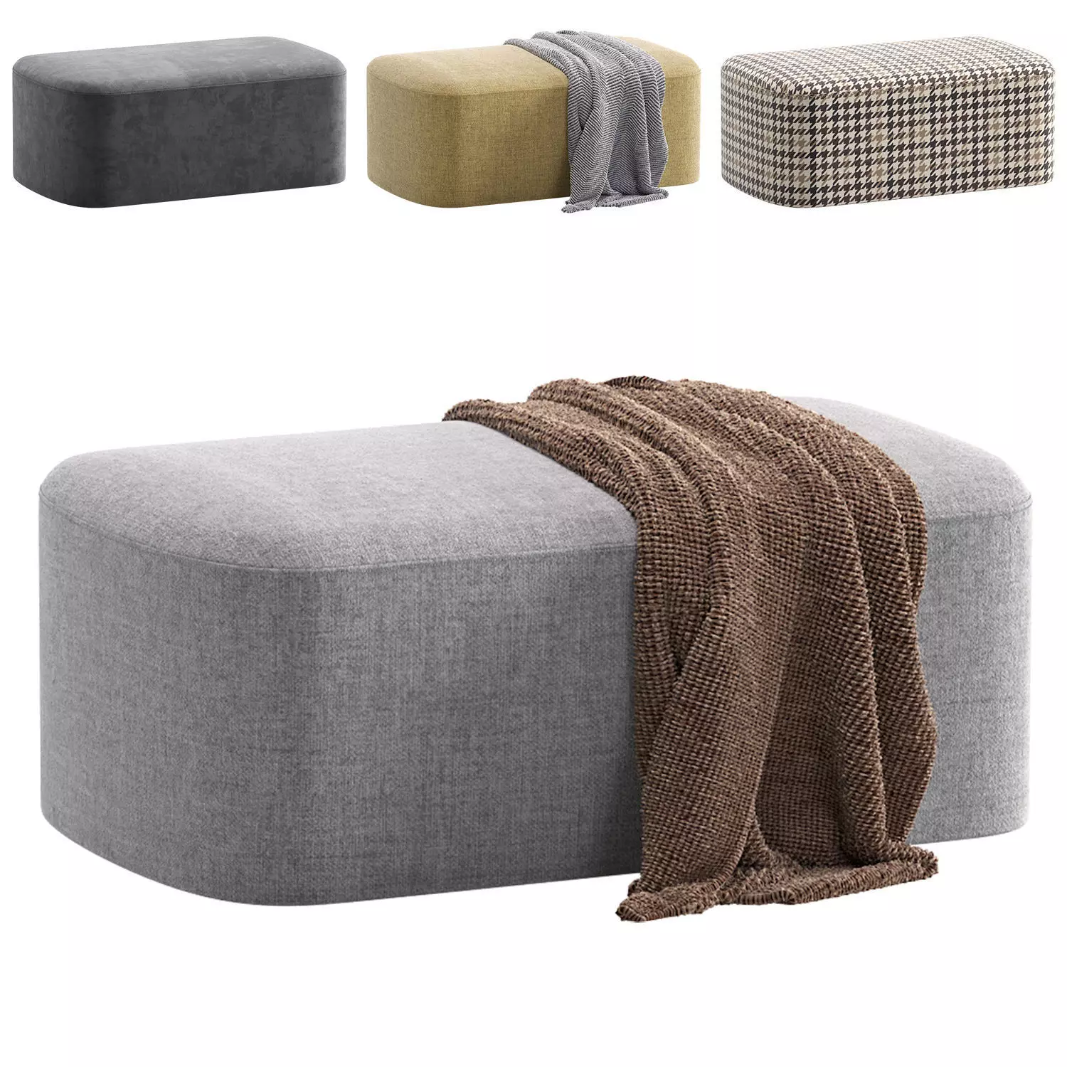 Poof BILAS by Cazarina Interiors 3D model
