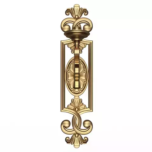 Classic Wall Chandelier 09 Low-poly 3D model