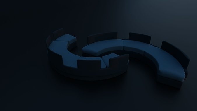 CURVATURE SOFA  3D model