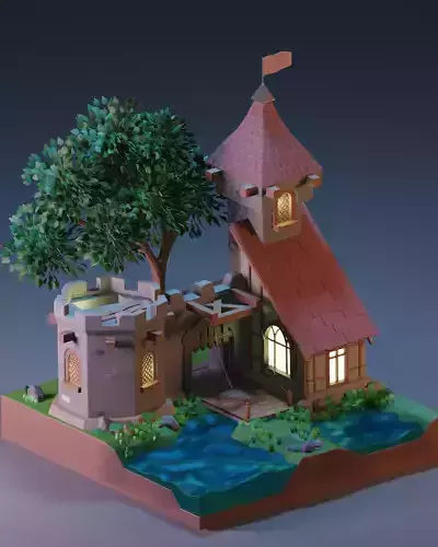 Castle LowPoly 