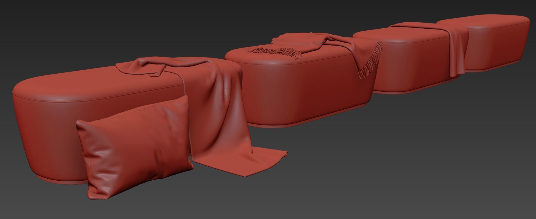 Radar Bench 120 by Frezza 3D model_12