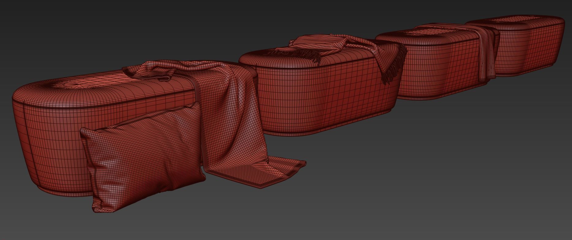 Radar Bench 120 by Frezza 3D model_13